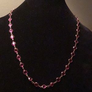 Pink and Gold-Tone necklace